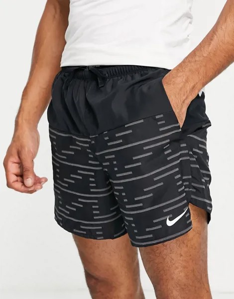 Шорты Nike Running Run Division Challenger Flash-Черный цвет
