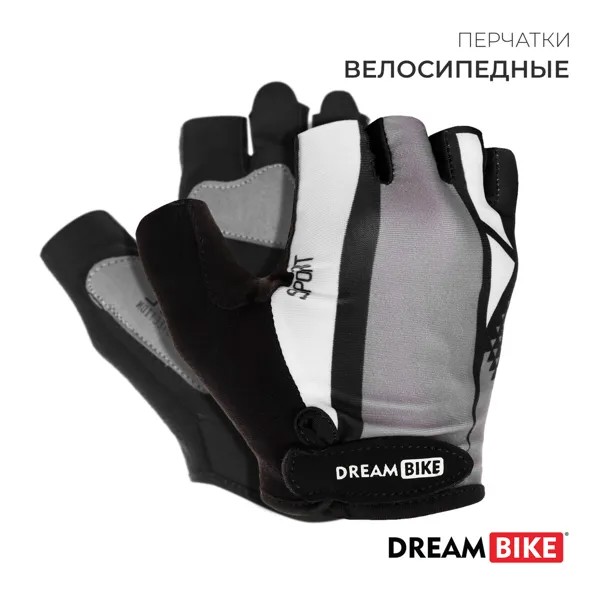 Перчатки велосипедные dream bike, с гелевыми вставками, мужские, р. l