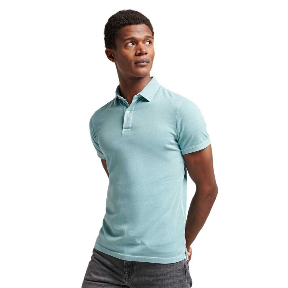 Поло с длинным рукавом Superdry Studios Jersey, зеленый