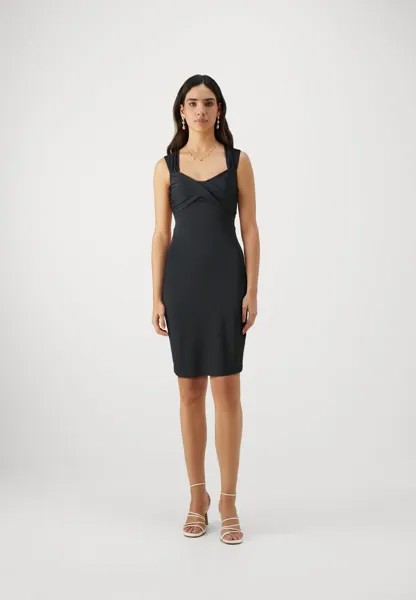 Платье из джерси Doris Dress MARCIANO BY GUESS, угольно-черное