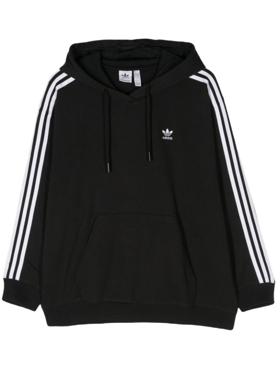Adidas худи Adicolor с вышитым логотипом, черный