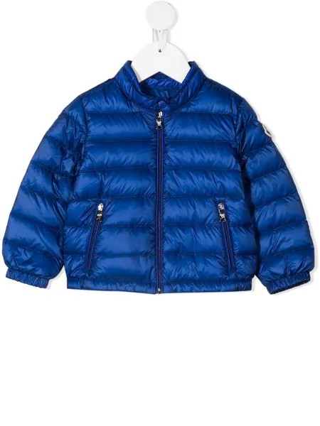 Moncler Enfant пуховик с воротником-воронкой