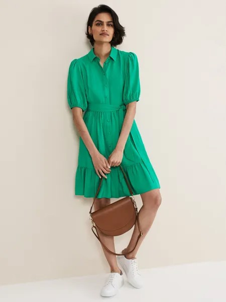 Мини-платье Phase Eight Sue Green, зеленый