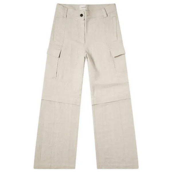 Брюки Holzweiler Gorti Linen Trousers, песочный