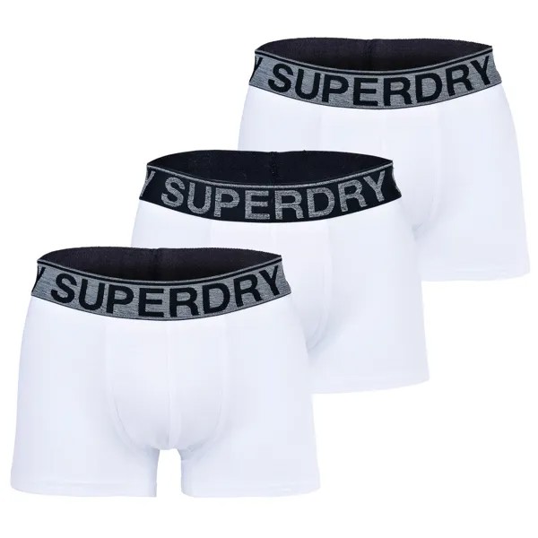 Боксеры Superdry Boxershort 3 шт, белый