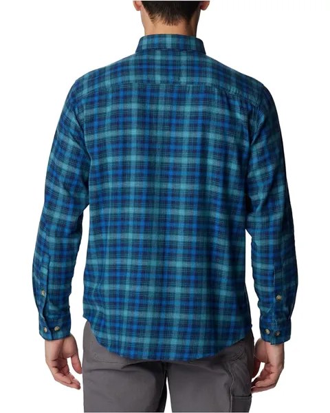 Рубашка Columbia Cornell Woods Flannel Long Sleeve Shirt, цвет Bright Indigo Tartan Ombre