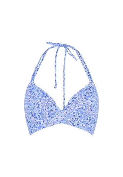 Треугольный верх бикини LINGADORE, цвет Blue Paisley Print