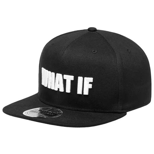 Бейсболка STETSON арт. 7781121 BASEBALL CAP WHAT IF COTTON (черный), размер ONE