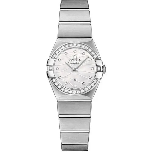 Наручные часы OMEGA женские Наручные часы Omega 123.15.24.60.55.006 кварцевые, серебряный