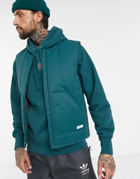 Синий жилет Adidas Snowboarding