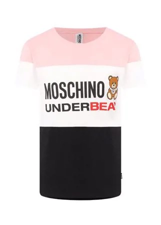 Хлопковая футболка Moschino Underwear Woman