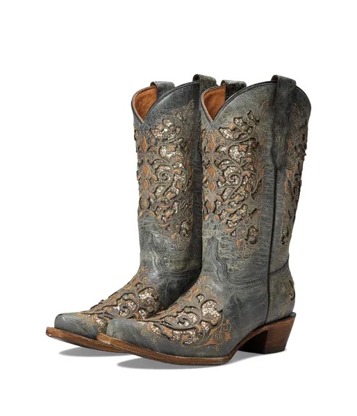 Детские ботинки унисекс Corral Boots Kids T0137 (Little Kid/Big Kid)