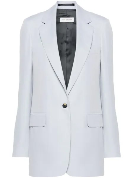 DRIES VAN NOTEN однобортный пиджак, серый