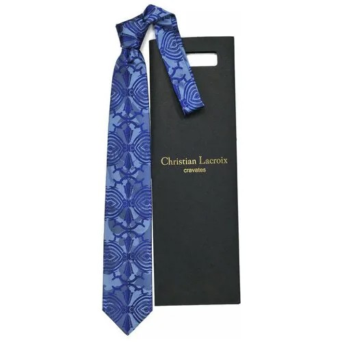 Синий галстук с рисунком Christian Lacroix 837320