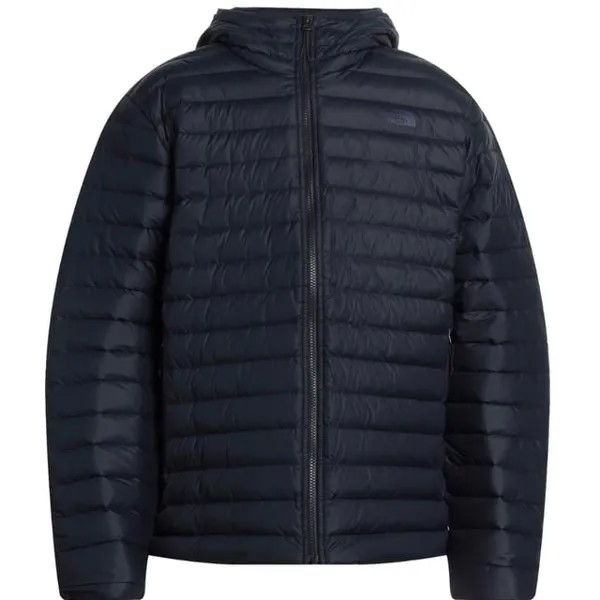 Темно-Синий пуховик M-авиатор с капюшоном The North Face, синий