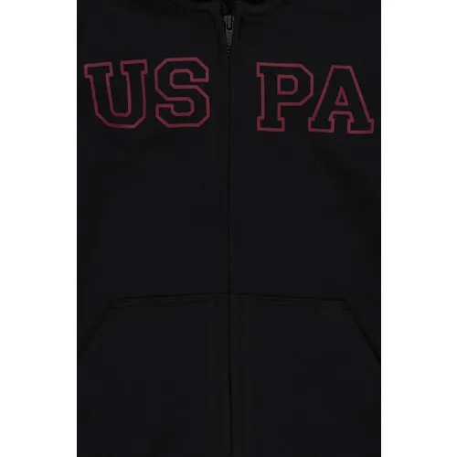 Толстовка U.S. POLO ASSN., размер 122/128, черный