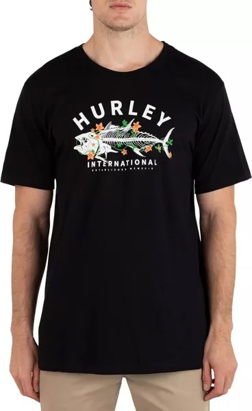 Футболка с короткими рукавами Hurley Everyday Fish Food, черный