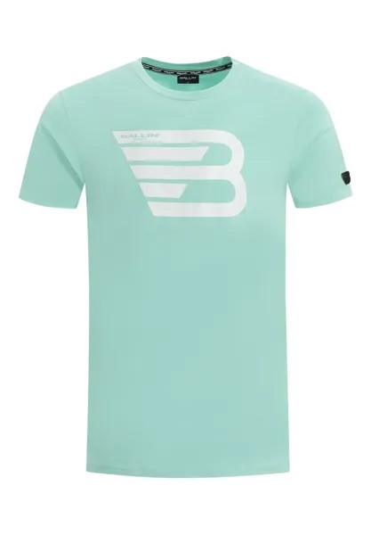 Футболка с принтом SLIM FIT CREWNECK Ballin, цвет dark mint