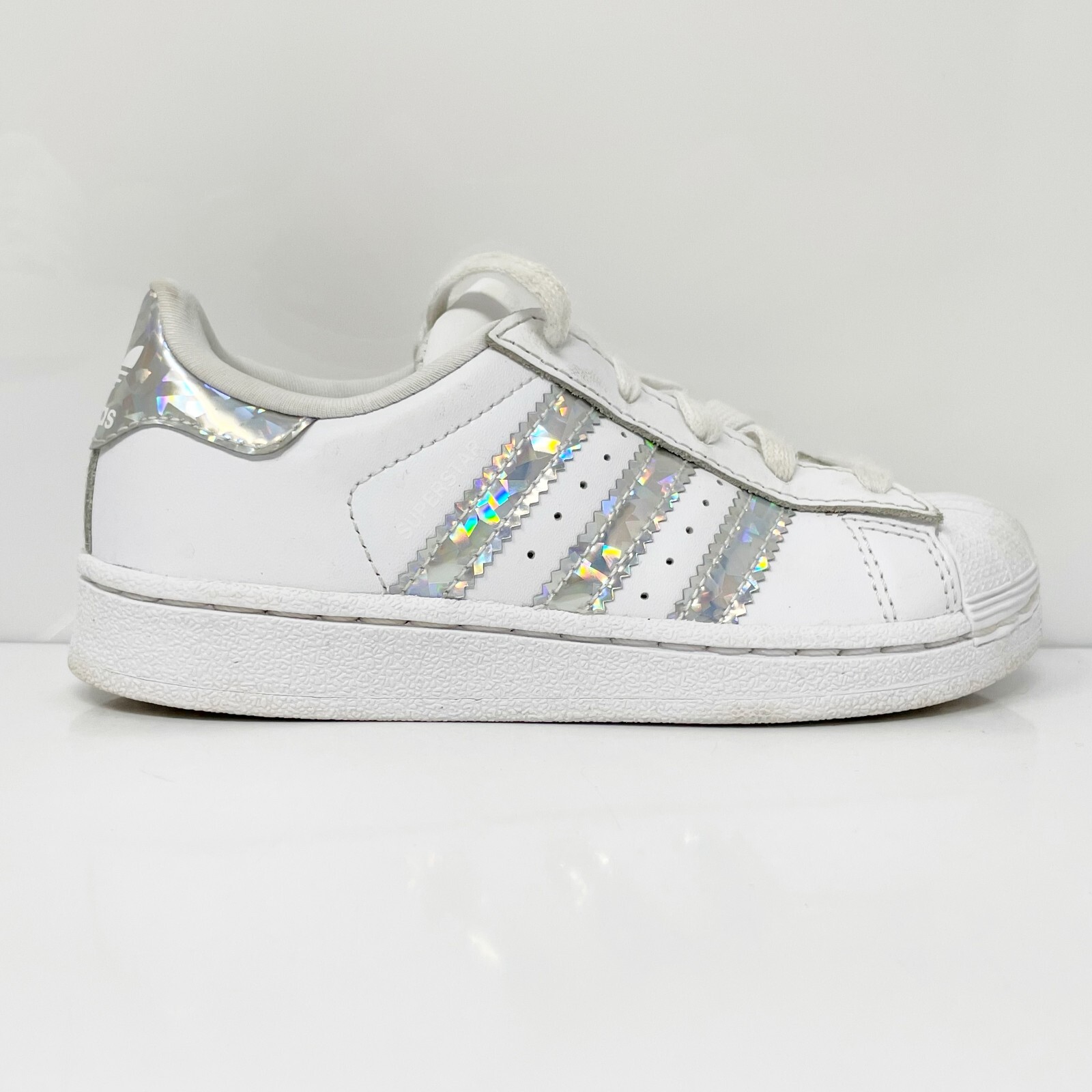 Adidas Girls Superstar CG6708 Белая повседневная обувь Кроссовки Размер 10.5K