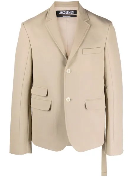 Jacquemus пиджак La Veste Piccinni, нейтральный цвет