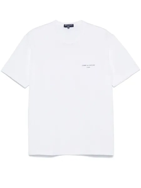 Comme des Garçons Homme футболка с логотипом, белый