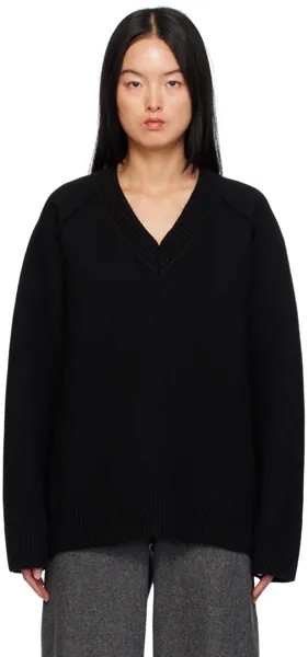 Черный вареный свитер Kassl Editions