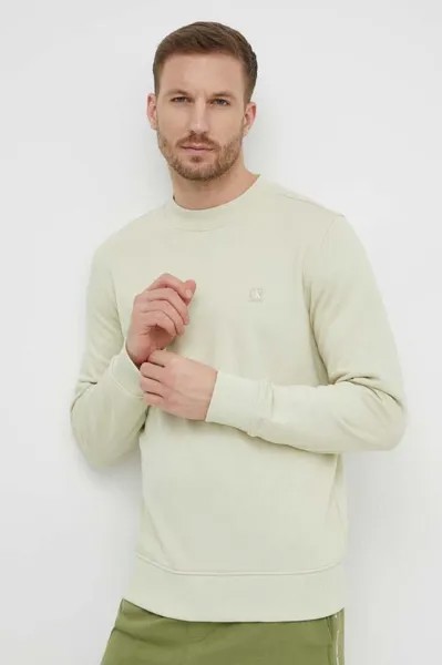 Толстовка с капюшоном Calvin Klein Jeans, зеленый
