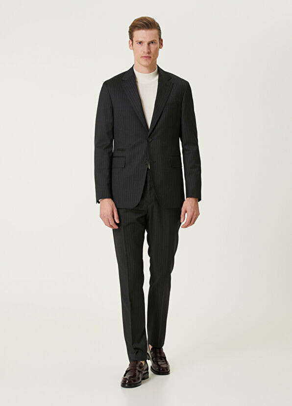 Шерстяной костюм Drop 7 Beymen Collection, антрацит