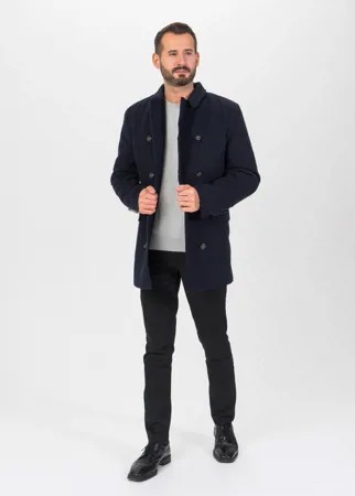 Пальто-бушлат мужское Envy Lab 1500078873/31 синее 48