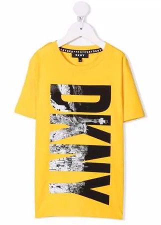 Dkny Kids футболка с принтом New York