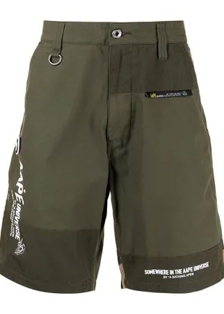 AAPE BY *A BATHING APE® шорты карго с логотипом