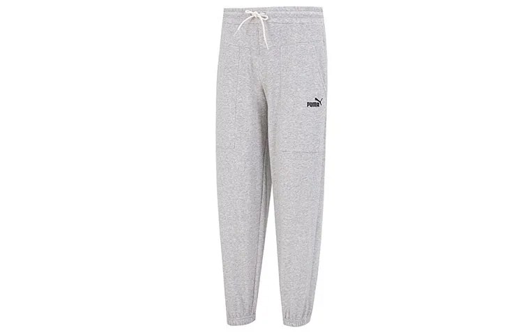 Трикотажные спортивные штаны женские серые Puma