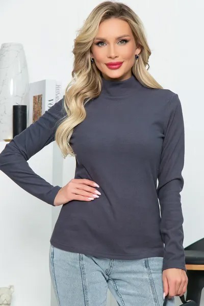 Водолазка женская LT Collection Лив Б5429 серая 48 RU