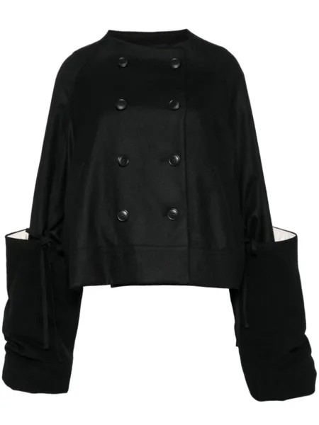 Yohji Yamamoto шерстяная куртка, черный