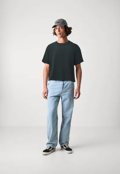 Простая футболка CROPPED TEE Abercrombie & Fitch, черный