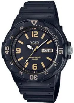 Японские наручные  мужские часы Casio MRW-200H-1B3. Коллекция Analog
