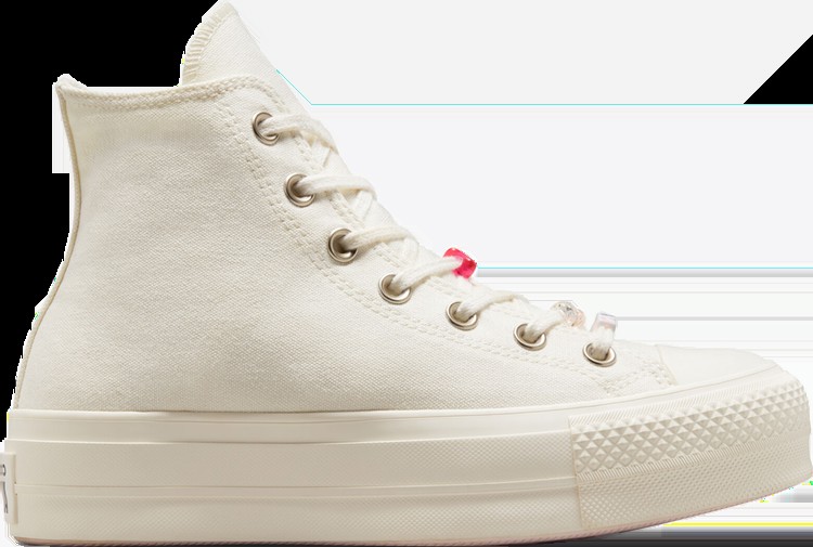 Кроссовки Wmns Chuck Taylor All Star Lift Platform High 'DIY Beads', кремовый