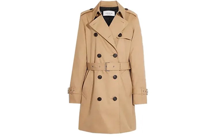 Женский тренч COACH, цвет Khaki