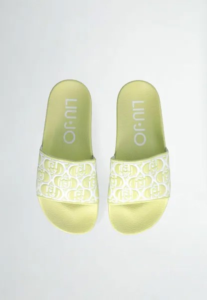 Пляжные тапочки Monogram LIU JO, желтые