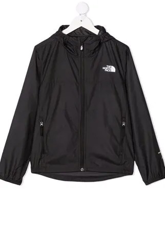 The North Face Kids куртка с капюшоном и логотипом