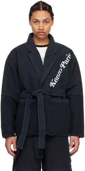 Темно-синяя рабочая куртка Paris VERDY Edition Kenzo