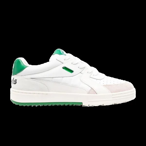 Кроссовки Palm Angels Palm University Low 'White Green', белый