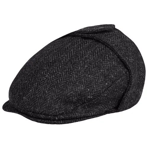 Кепка с ушками HANNA HATS арт. Lugg 78202 (черный), Размер:59