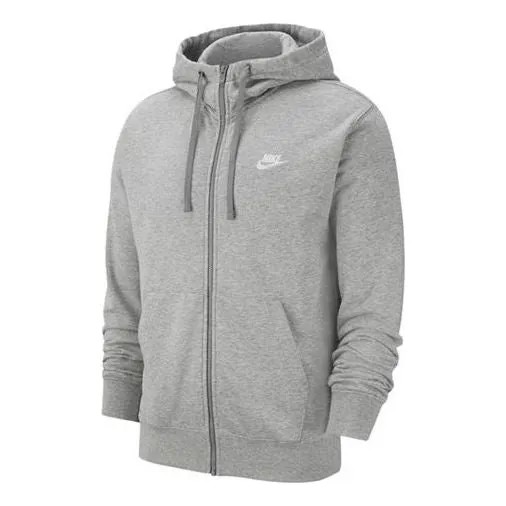 Куртка Nike Logo Printing Casual Sport ThermalHoodie Jacket Men's Grey, серый
