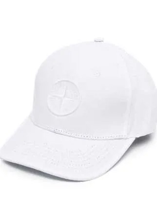 Stone Island Junior бейсболка с вышитым логотипом