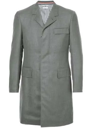 Thom Browne пальто с высокой проймой 'Chesterfield'