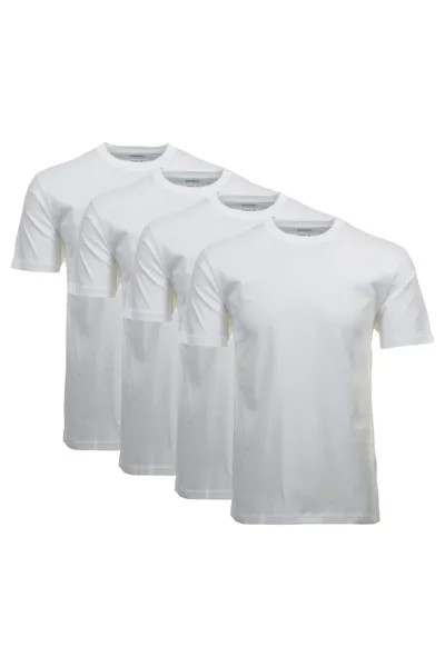 Домашняя футболка с овальным вырезом - 4 шт Ragman, белый