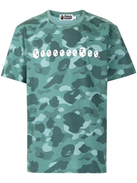 A BATHING APE® футболка с камуфляжным принтом