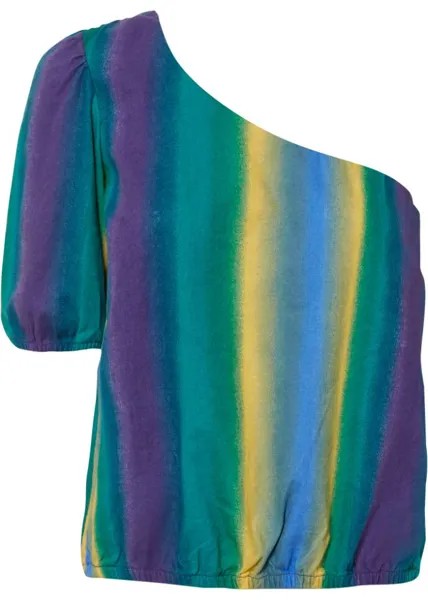Блузка carmen из экологически чистого льна Rainbow, фиолетовый