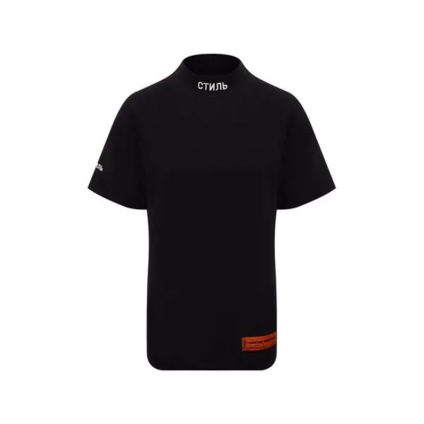 Хлопковая футболка Heron Preston